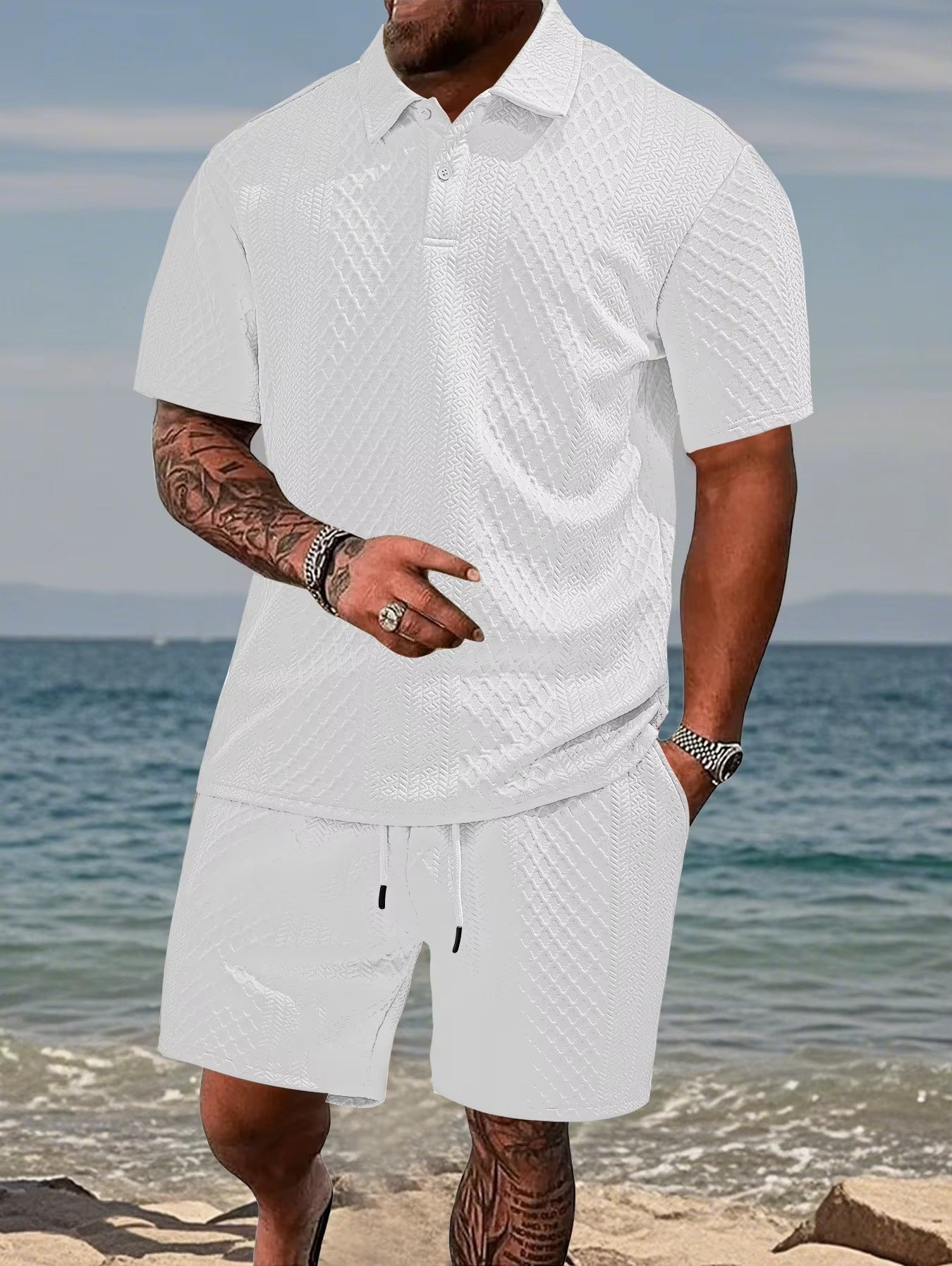 polo casual e pantaloncini - Nova