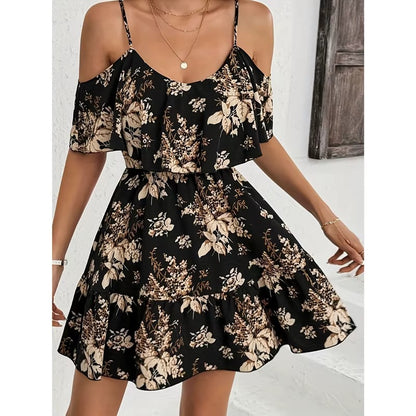 Vestito con scollo a maniche corte - Aria
